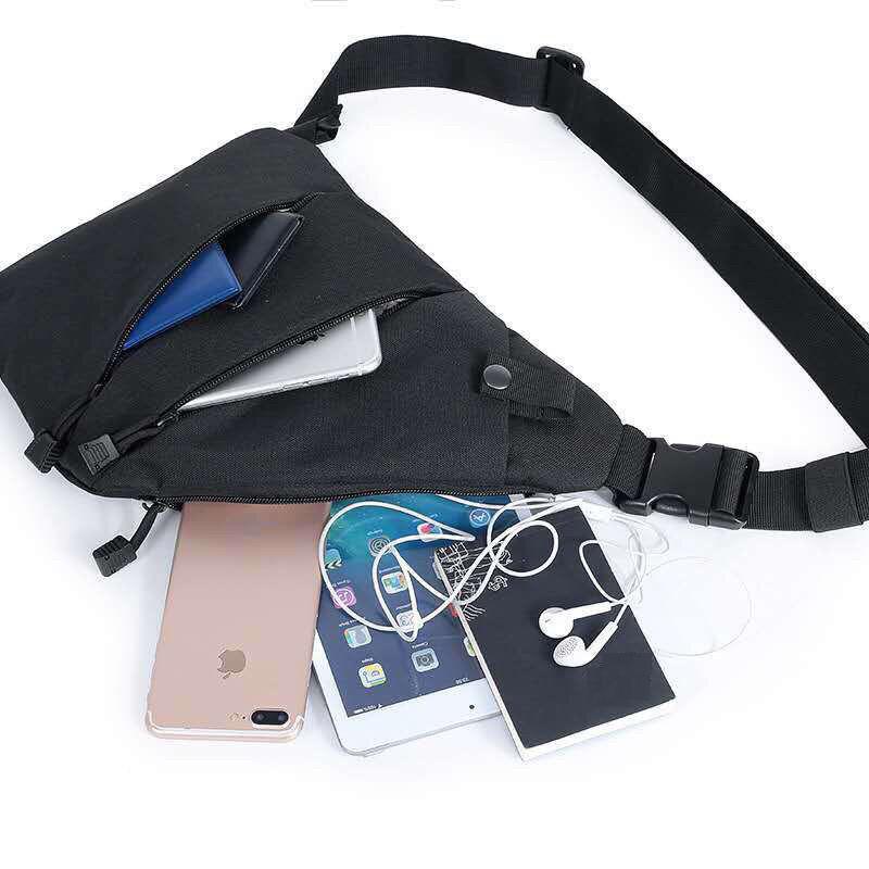 Multifunctional Concealed Storage Gun Bag Holster Men's Left Right Nylon Shoulder Bag Anti-theft Bag Chest Bag Hunting