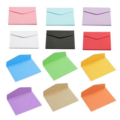60 Stück 115x82mm Bunte Leere Mini-Papierumschläge Hochzeitsparty Einladung Grußkarten Geschenkhülle Neujahrsgrußumschlag