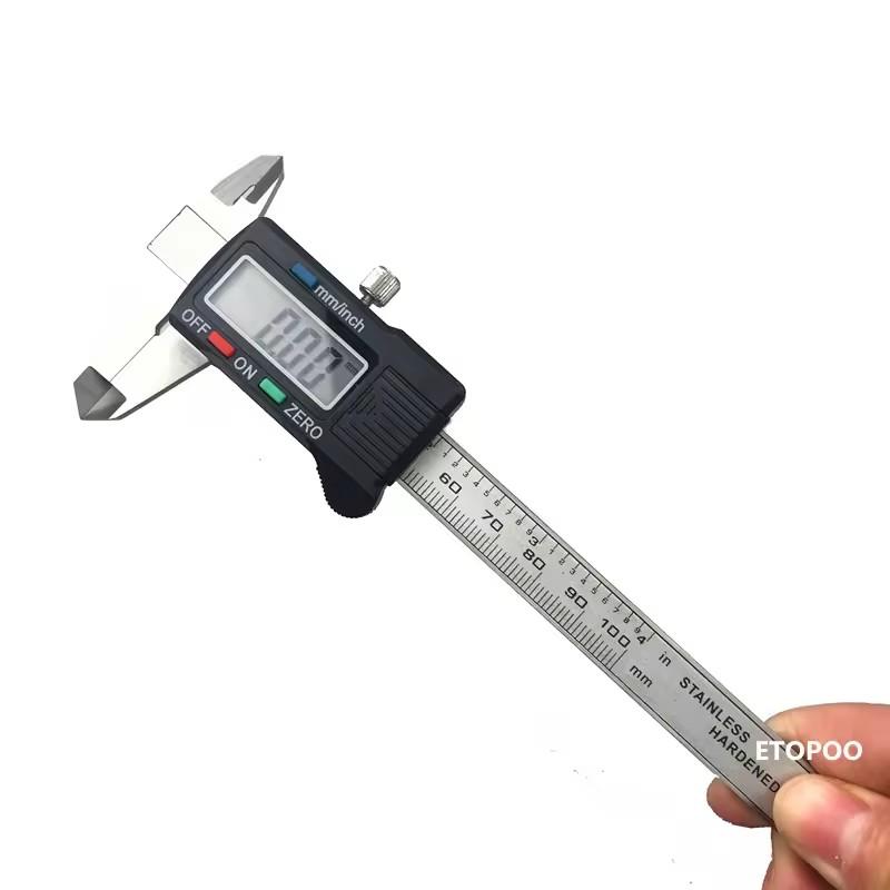 LCD High Precision Caliper Portable 0-100mm/4 Stainless Steel Digital Caliper 0 mm ~ 100 mm белый