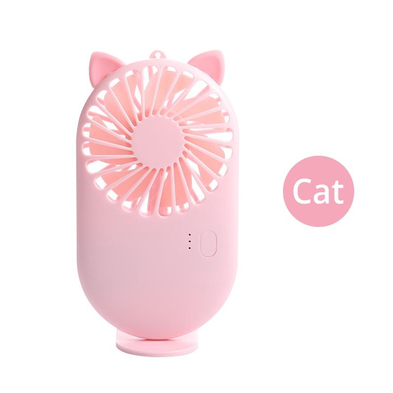 

HdoorLink Мини-вентилятор охлаждения USB-перезаряжаемый спортивный портативный электрический вентилятор Мини-ручной вентилятор розовый