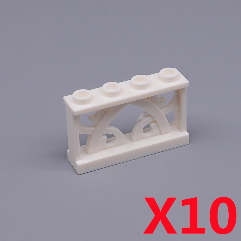 MOC DIY Accessori Parti Piastra Scena Città Blocchi da Costruzione Tronco d'Albero Recinzione Ringhiera Lampione Stradale Semaforo Base Giocattolo A037