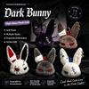 Gothic Style Bunny Plush Keychain Plush Rabbit Bag Charm Cute Bunny Keyring  Daily Carry