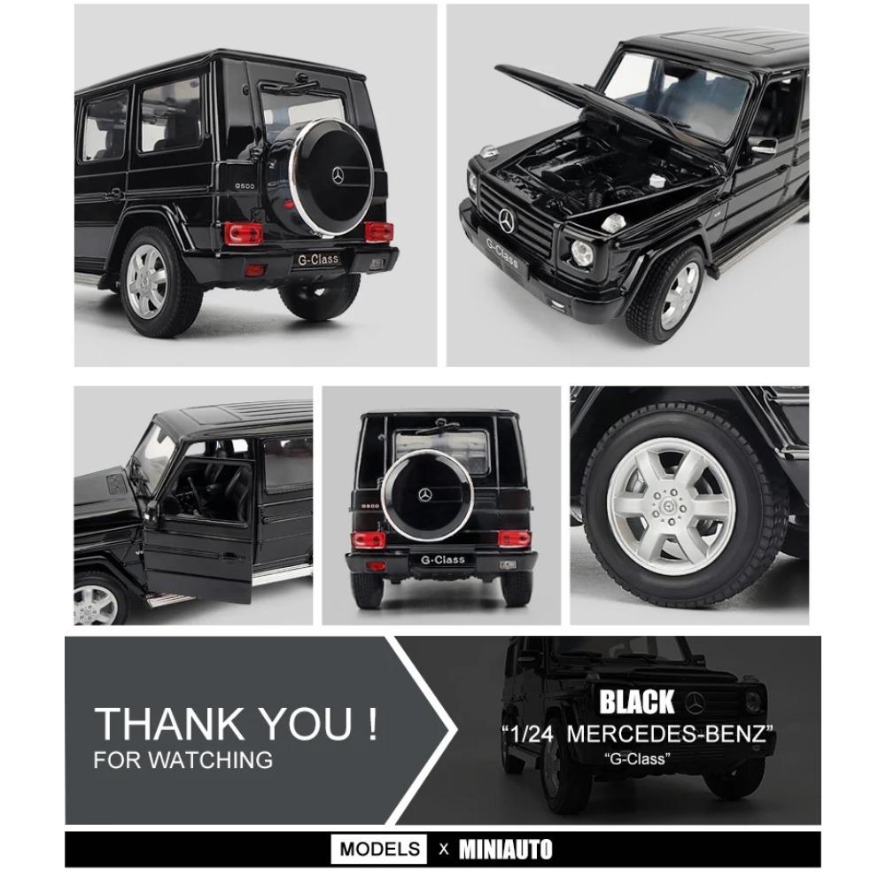 Welly 1/24 Mercedes-Benz G-Class SUV Alloy Car Model Diecast Metal Toy Off-Road Vehicle Car Model Simulation Collection Kid Gift