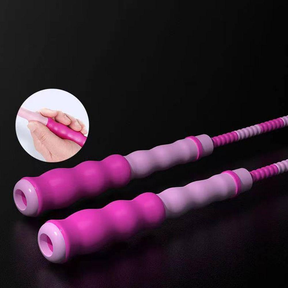 Signable Soft Bead Skipping Rope No Knots Jumping Rope Segmented Fitness Jump Rope Bodybuilding