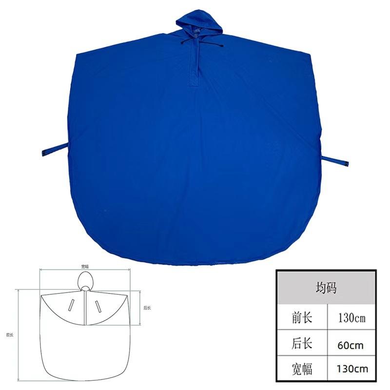 Wheelchair raincoat wholesale adult thickened lengthened polyester waterproof safety reflective cape poncho disabled car poncho