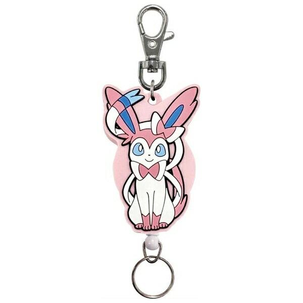 SKJapan 18208 Pocket Monster Rubber Reel Key Holder Nymphia (Sitting)