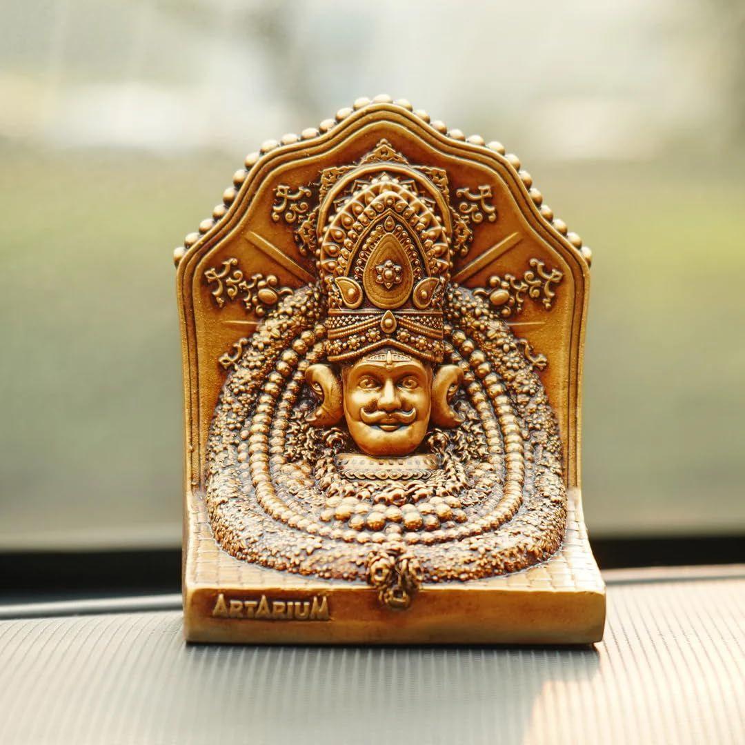 

Khatu Shyam Idol Khatu Shyam Murti Shree Khatu Shyam Ji for Car Dashboard and Home Decor Decoration for Positive Energy