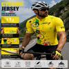 Herren Fahrradtrikot Trägerhosen Set Atmungsaktiv Schnelltrocknend Bike Outfit Rennrad Mountainbike Fahren