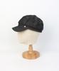 Yunibeosyeolkemiseuteuli Black Denim Logo Newsboy Cap