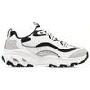 Skechers Arch Fit DLites Fabric Fashion Casual Comfortable Versatile Low Top Dad Shoes Women sneakers Black White 149805-WBK