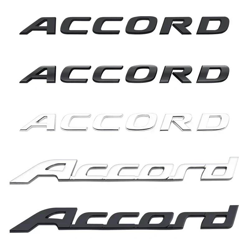 3D ABS Logo Honda Emblem Letters Car Trunk Badge Rear Letter Label for Honda Accord Elysion CR-Z Odyssey SPIRIOR Accessories