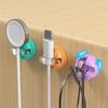 3/6 szt. Magnetyczny Klips Organizer na Kabel Obrotowy Samoprzylepny Uchwyt na Biurko na Kabel Ładujący Telefon Dane Zarządzanie Przewodami Zasilającymi Zacisk