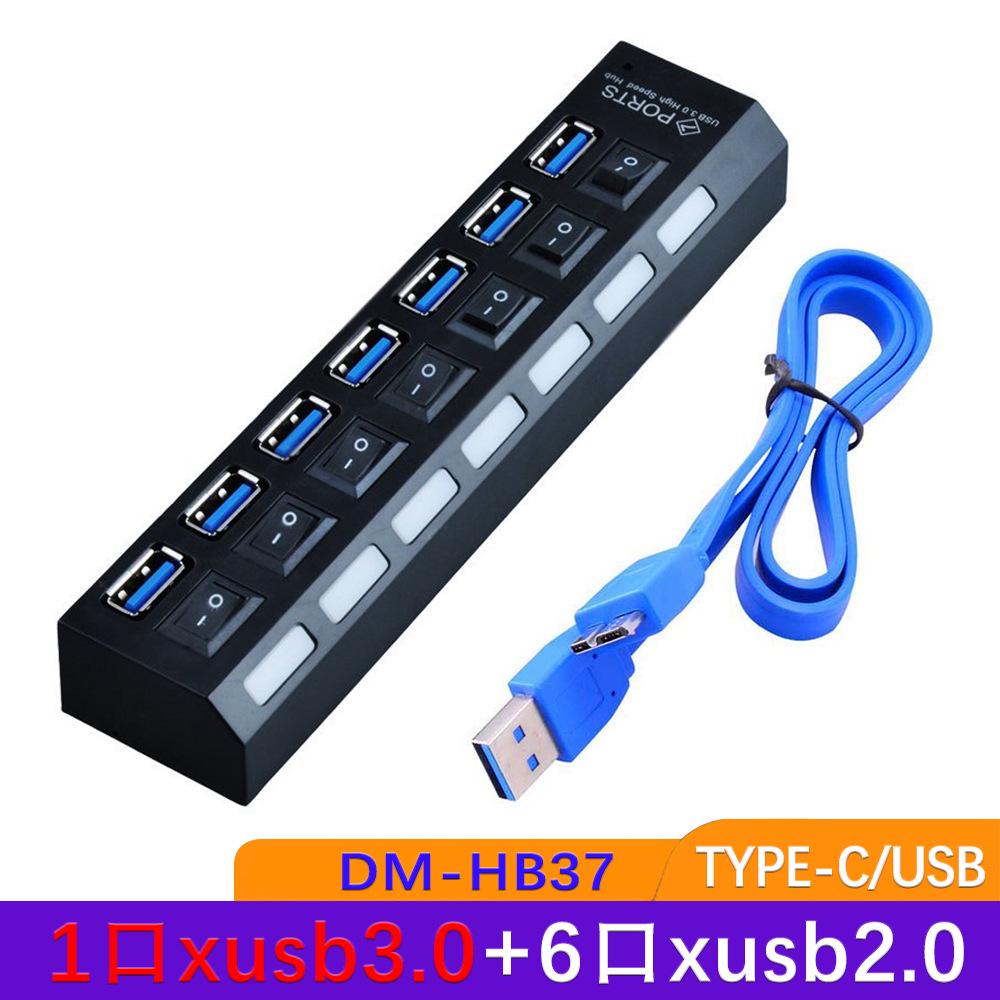 

Высокоскоростной 4-портовый USB 3.0 хаб с независимыми переключателями