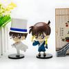 6Pcs/Set Detective Conan Summer Garden Party Series Conan Edogawa Mouri Ran Haibara Ai Figure Collectible Decoration Model Toy