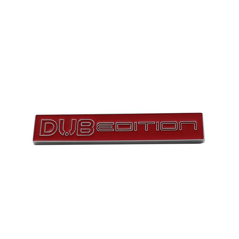 Car Styling DUB Edition for Car Fender trunk Decal Emblem Badge Sticker