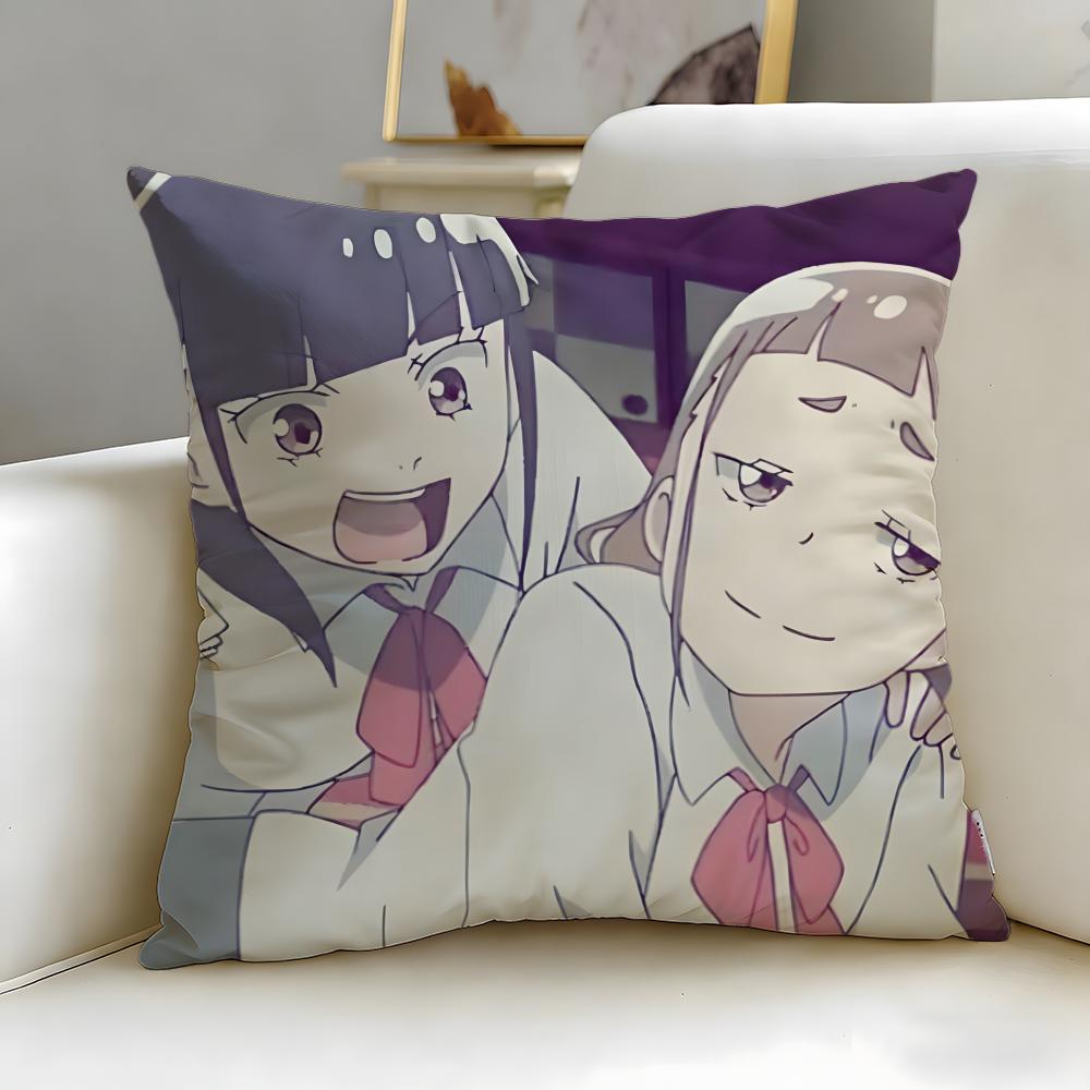 Anime A Place Further Than the Universe Cushion Cover Soft EasyWash Pillow Case Versatile for Couch Bed Travel and Office