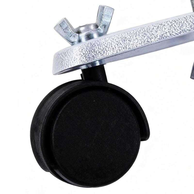 2pcs Electric Oil Heater Bracket Electric Heater Pulley 360 Degree Rotating Oil Heater Frame Caster Accessories for Home