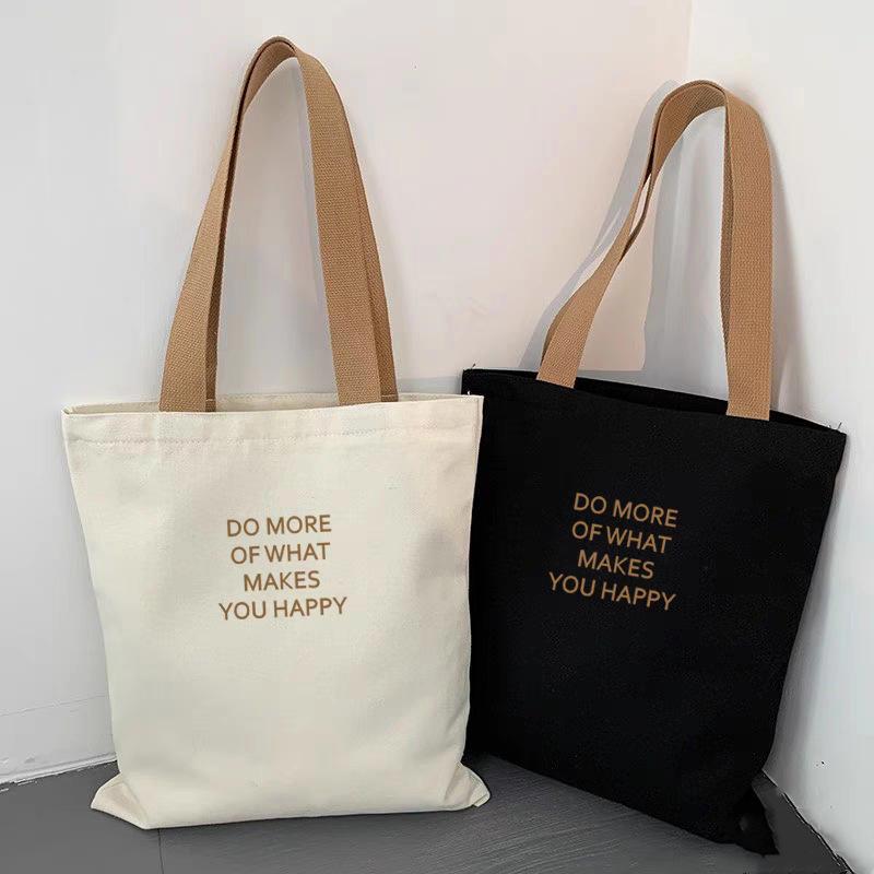 Simple Small Letter Casual Versatile Korean Style New Canvas Bag