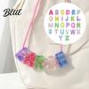 Bulk Letter Beads for Party Favors 26Pcs A to Z Acrylic Alphabet Beads Chunky Large Crafting Accessories Luggage Tags Colorful DIY Keychains