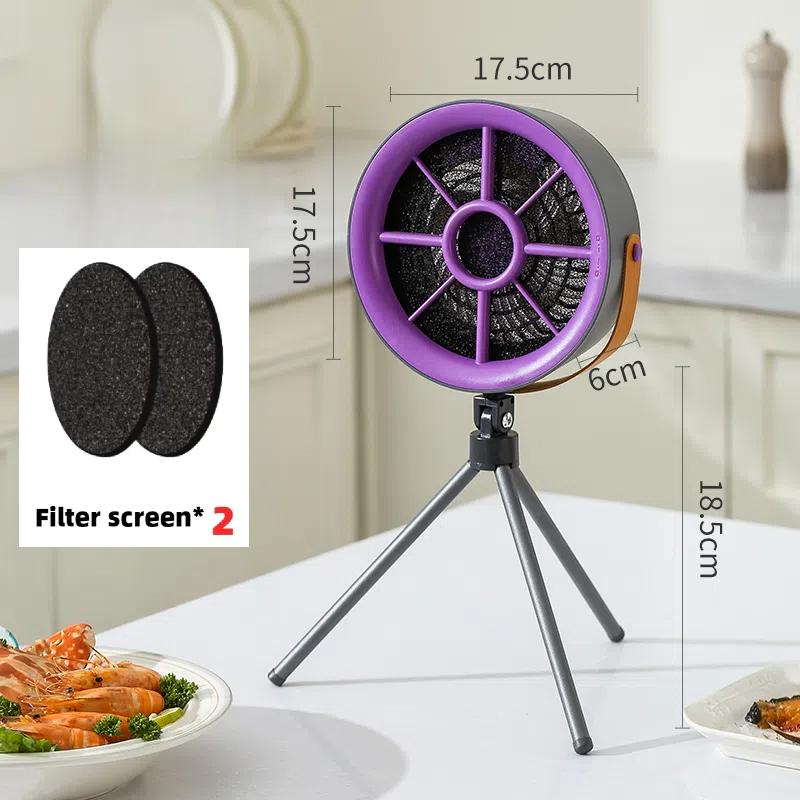 

Новый портативный беспроводной вытяжной вентилятор 2000 мАч, маленькая кухонная вытяжка, барбекю, USB, настольные вытяжки, мини-вытяжка для плиты