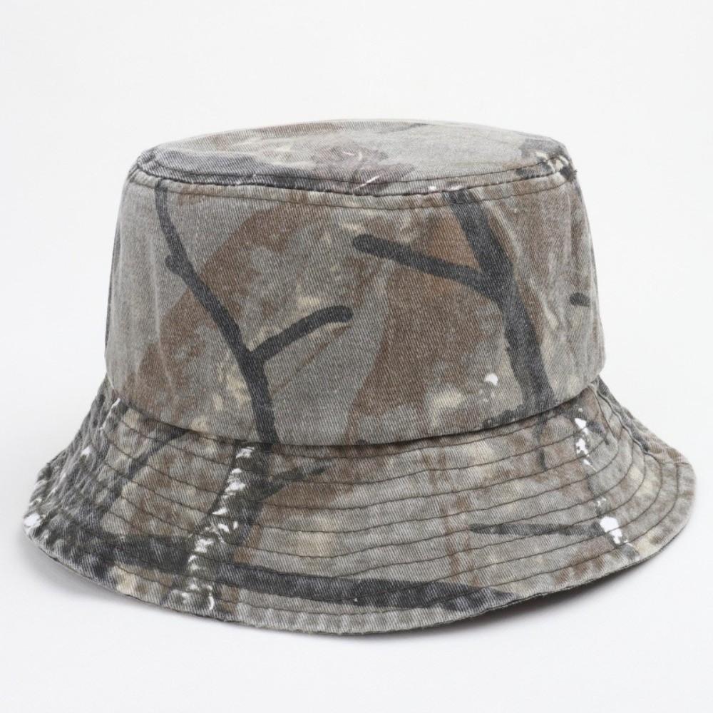 Sonnenschutz Panama Hut Camouflage Fischerhut Vintage Eimerhut Outdoor Reisen