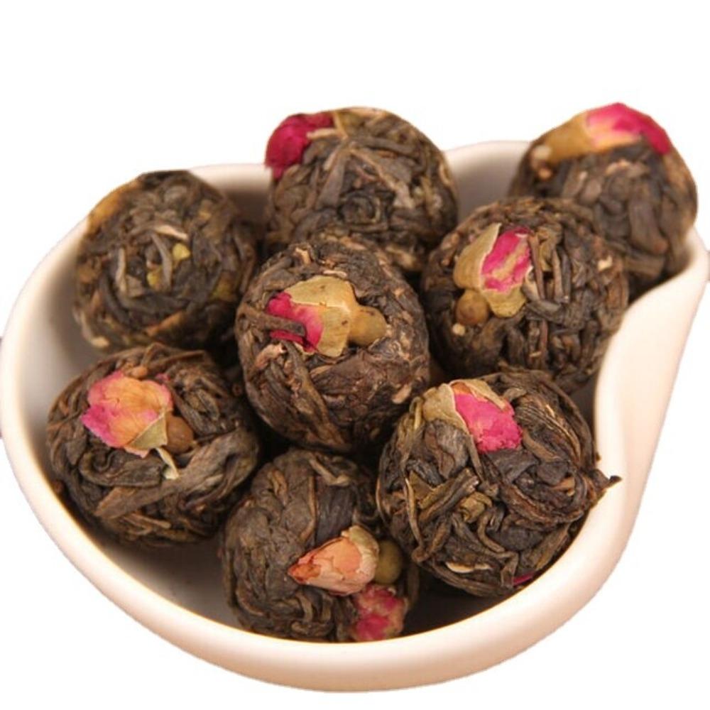 Puer Ancient Tree Handmade Rose Flower Tea 500g Green Food Grade