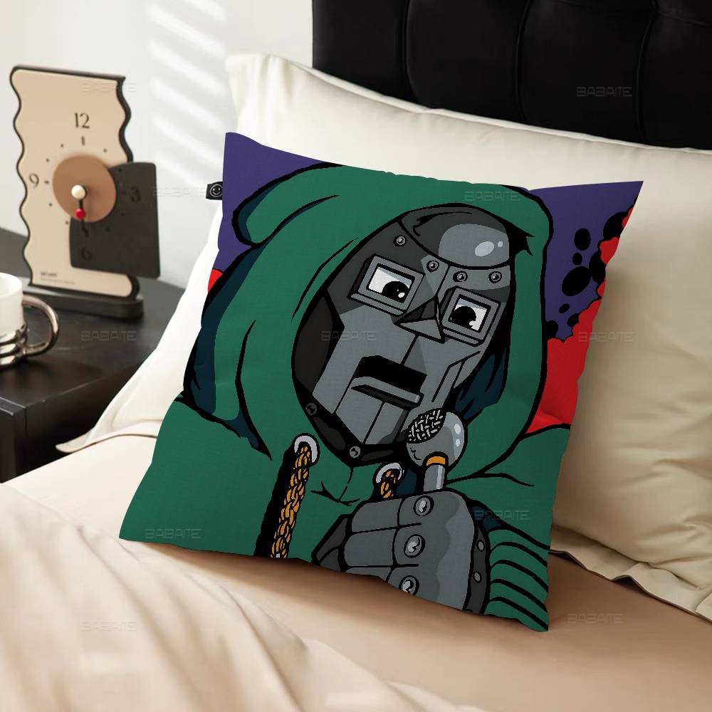 Fashion MF DOOM Hot Singer Pillow Gift Home Office Decoration Bedroom Sofa Car Cushion Cover case 45x45