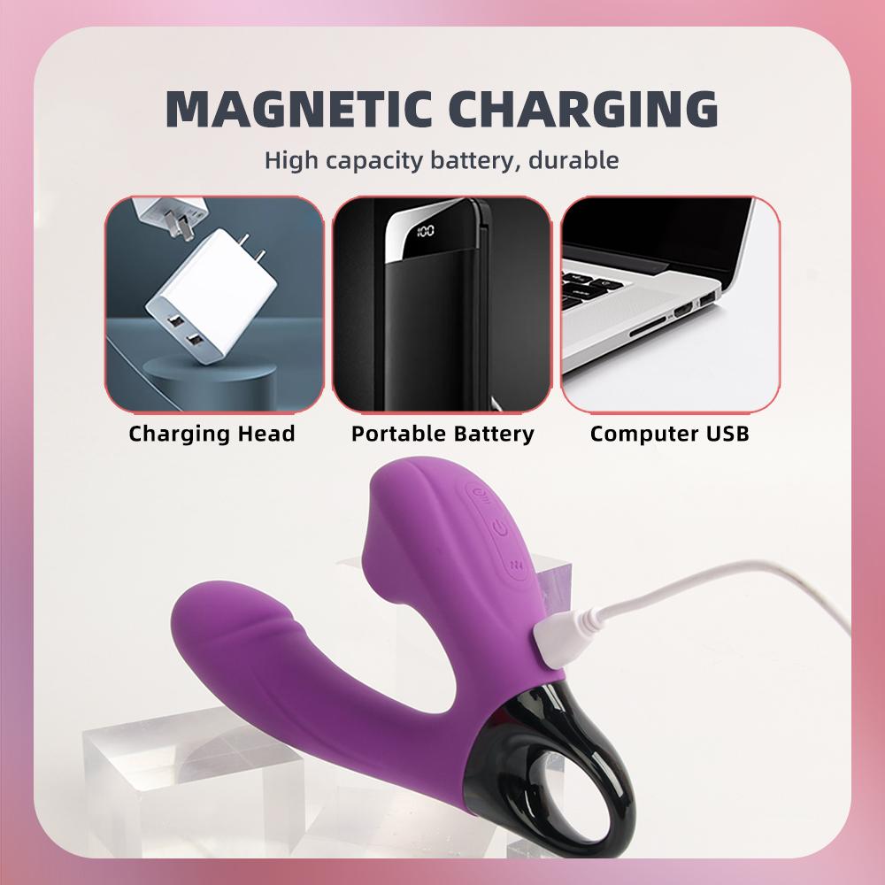 Powerful Vibrator for Women 15 Vibration Modes Dildo G Spot Clitoris Sucker Vacuum Stimulator Female Sex Toys for Adults 18
