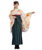 KYOETSU Hakama Set for Graduation Gorgeous Size B Flowery Clouds and Old Chrysanthemum Size Ceremonies, Women's, (1. Hakama, L)