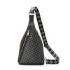 Chest Bag Printed Knitted Casual Crossbody Bag for Men and Women In Summer Large Capacity Outdoor Travel Chest Bag