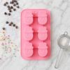 6 Cavity Snowman Silicone Baking Mold Creative DIY Cake Mold Nonstick Flexible Chocolate Fondant Mold for Baking and Candy Making