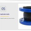 Ke Weng Flanged Rubber Flexible Connector DN200