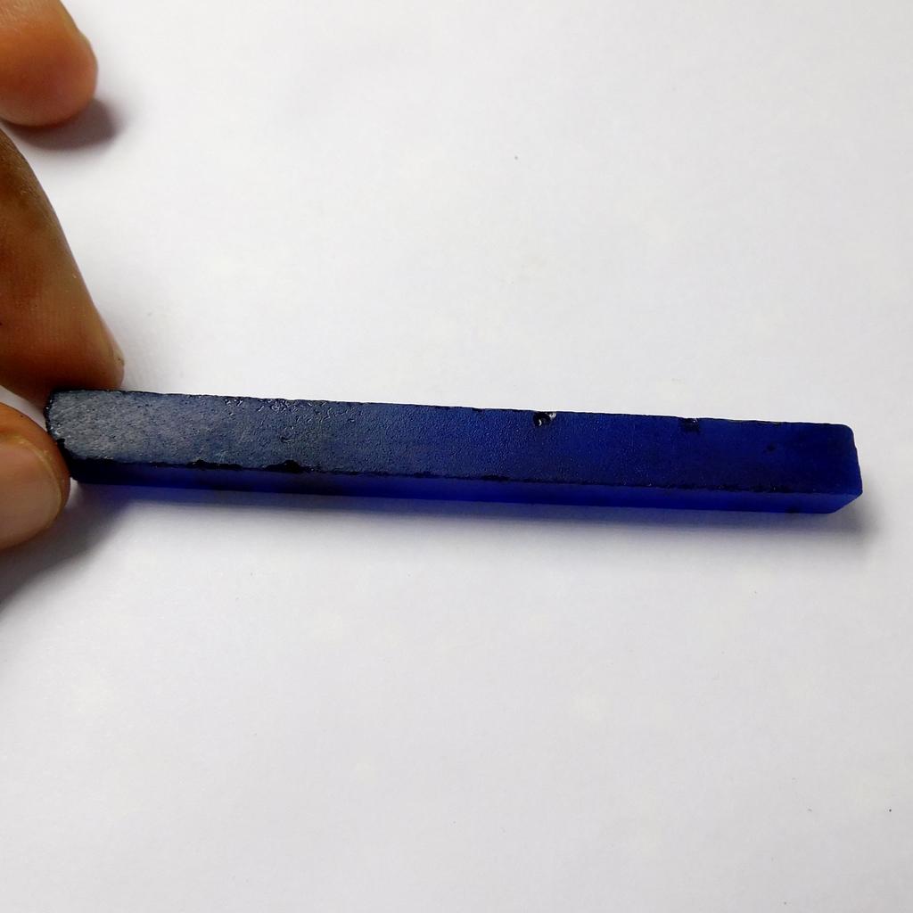 58.80Ct Natural Authentic Uncut Rough Raw Blue Sapphire Loose Gemstone CERTIFIED AM-614