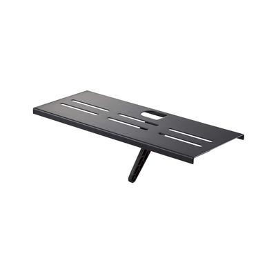 Półka nad monitor, Przechowywanie nad monitorem z powierzchnią antypoślizgową, 300 mm szer. x 127 mm gł. x 37 mm wys., Nośność 2 kg, Czarny, PCA-DPTS3012BK
