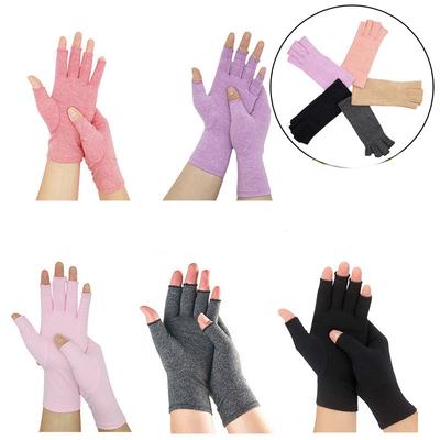 Sports and Fitness Knitted Half-finger Pressure Gloves Joint Elastic Pressure Training Nursing Gloves Cycling Fitness