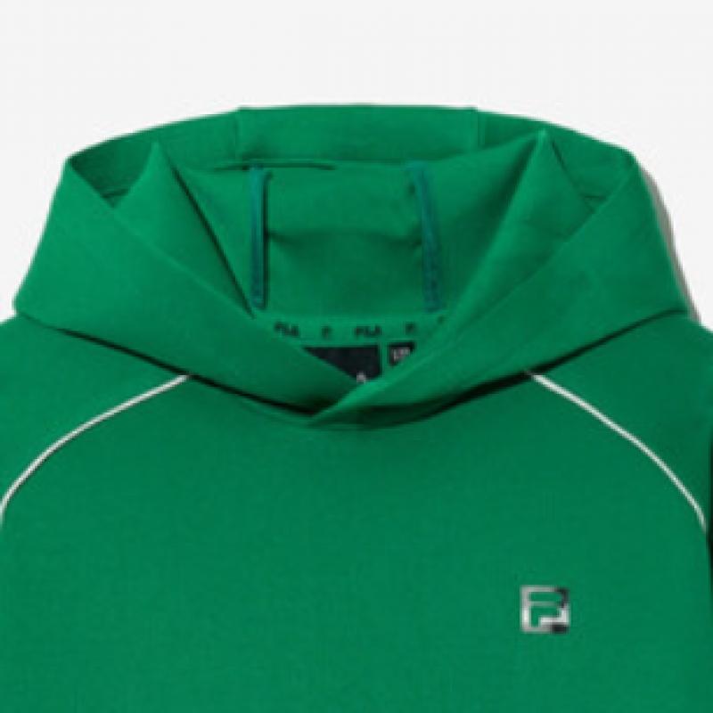 [fila Kids] Pf Cushion Paper Hooded Sweatshirt  Fk2pog3302m Grn  q0zFk2pog3302mGrn