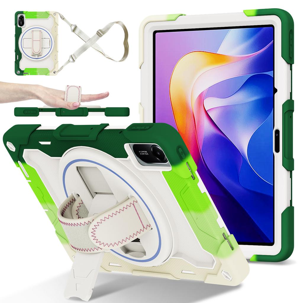Heavy Duty Rugged Case for Redmi Pad 2 2025 11.0" SE 11" 4G 8.7" 10.61" Pad Pro 12.1" Xiaomi POCO Pad 360 Rotating Stand Cover