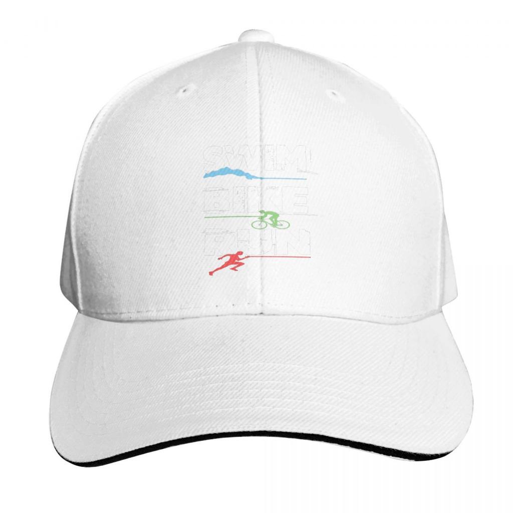 Triathlon Swim Bike Run Athlete Cap Fashion Casual Baseball Caps Adjustable Hat Hip Hop Summer Unisex Baseball Hats