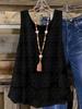 2025 European & American Women's Summer Solid Color Casual Vest Top