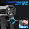 Compressed Air Duster-130000RPM Super Power Snow Blower, Adjustable Handheld Mini Blower Snow Master for Leaves,Snow,House & Car