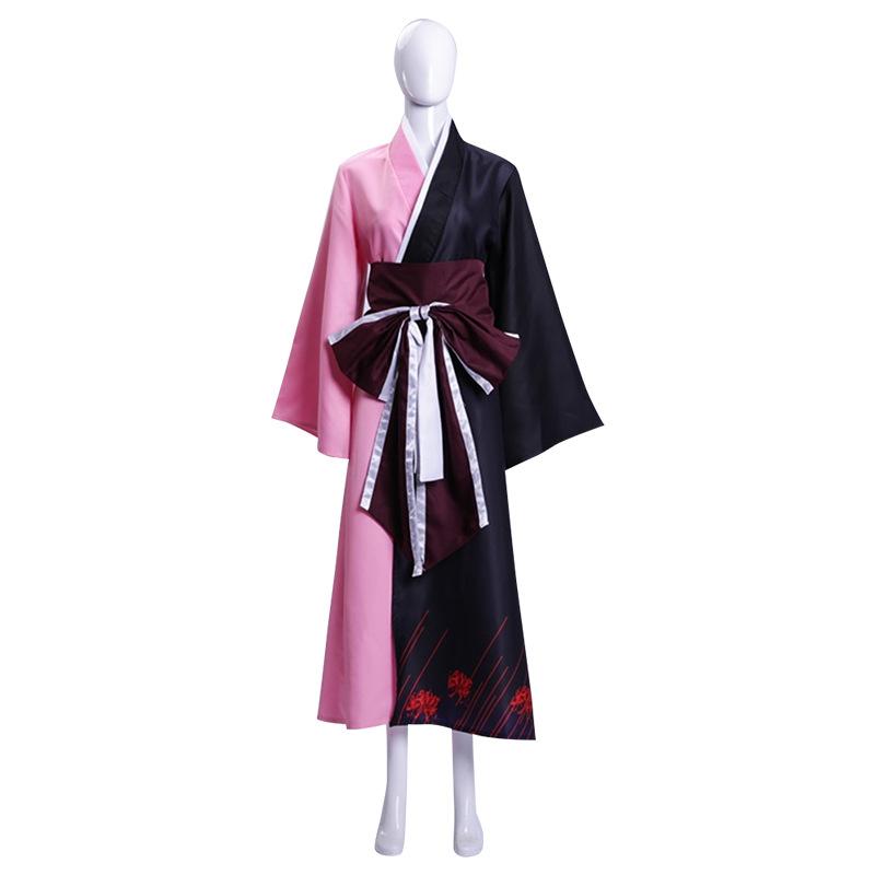 Anime Bungo Stray Dogs Ozaki Kouyou Cosplay Costume Higanbana Japanese Red Printing Kimono Man Woman Carnival Party Suit