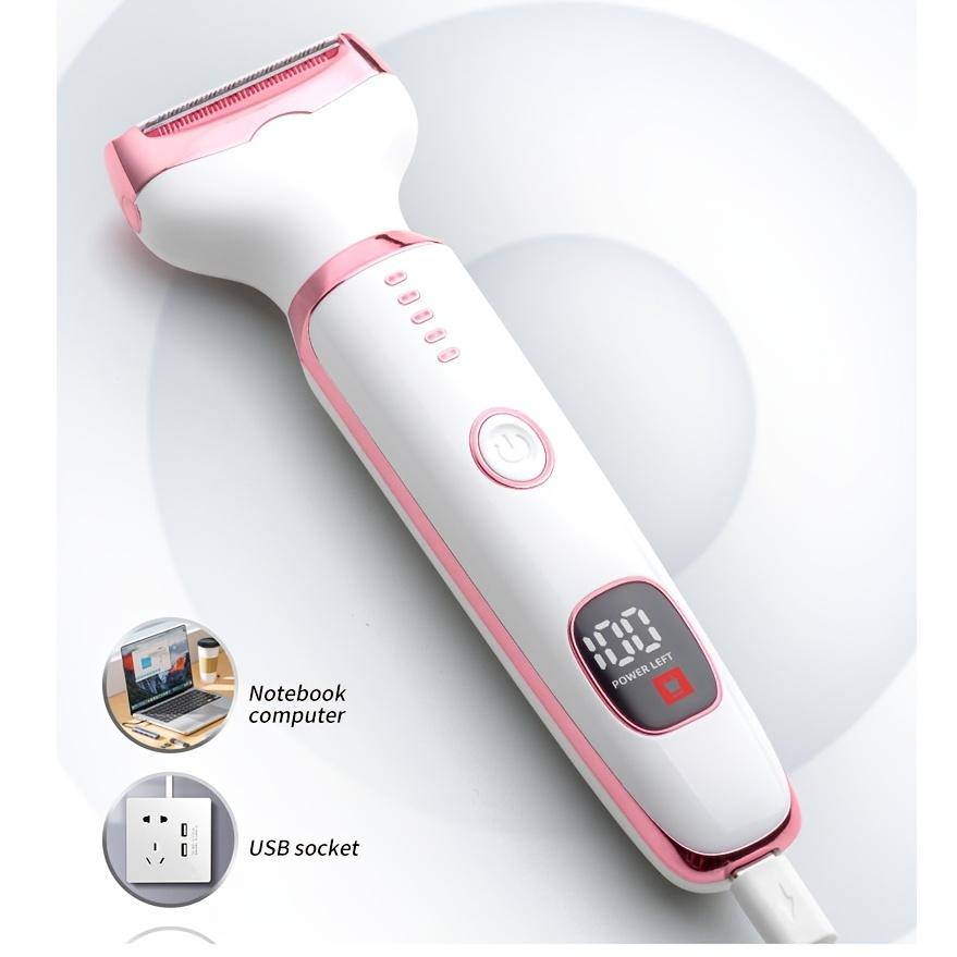 Multifunctional women's electric shaver,5Combination1Electric shaver Suitable for private areas, eyebrows, nose, face, legs, and underarms Portable