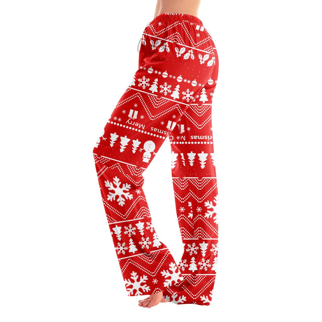 Anime-Pyjamahose, Nachtwäsche, lässige Hose mit Kordelzug und elastischer Taille, bequeme, gerade, lockere Yoga-Hose