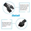 8 Pin Male 18AWG Male To Male Video Graphics Dual 8Pin GPU Cord Power Cable Power Extension