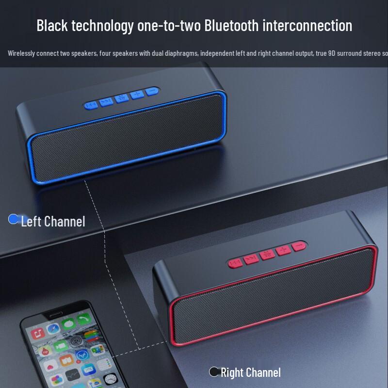 PRO Mini Bluetooth Speaker: Portable, Long-Lasting Battery for Music, Streaming, Outdoor Use, and Online Class Loudspeaker
