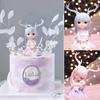 Event & Party PVC Anime Figure Cake Topper DIY Barking Angel Cake Topper Girl Cake Decorating Supplies Cake Decorate Home