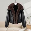 2026 New Fashionable Western Style Short Thickened Warm Cotton Coat