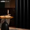 1PC LOZUJOJU 100% Blackout Versatile Solid Color Insulated Thick Curtains for Bedroom Living Room Balcony Window Home Decor
