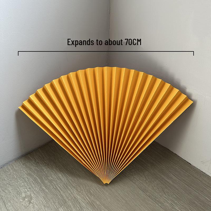 Roter halbkreisförmiger Bambuspapierfächer für Hochzeits- und Eventdekoration