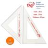 Large Transparent Plastic Triangle Ruler Set (30/40/50 cm) for Drawing and Right Angles